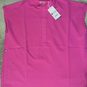 FIGS Electric Orchid scrub top